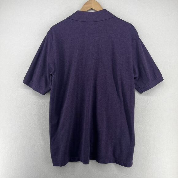 BROOKS BROTHERS Shirt Mens L 1818 Performance Polo Golf Pique Cotton Purple - Picture 3 of 14